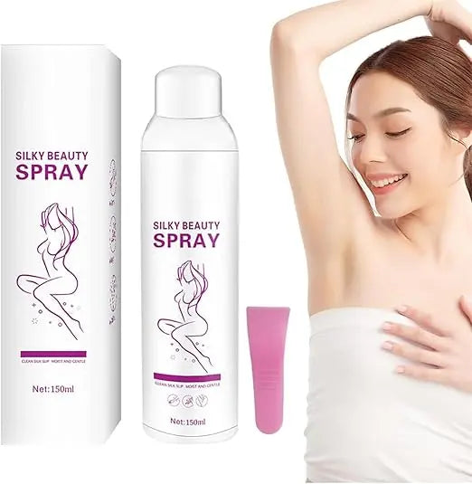 Silky Beauty Hair Removal Spray Foam - Gentle, Effective, and Moisturizing