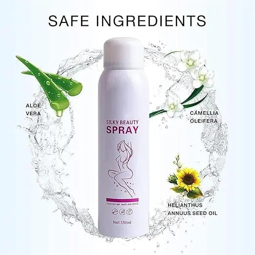 Silky Beauty Hair Removal Spray Foam - Gentle, Effective, and Moisturizing